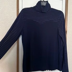 Navy Long sleeve Blouse!